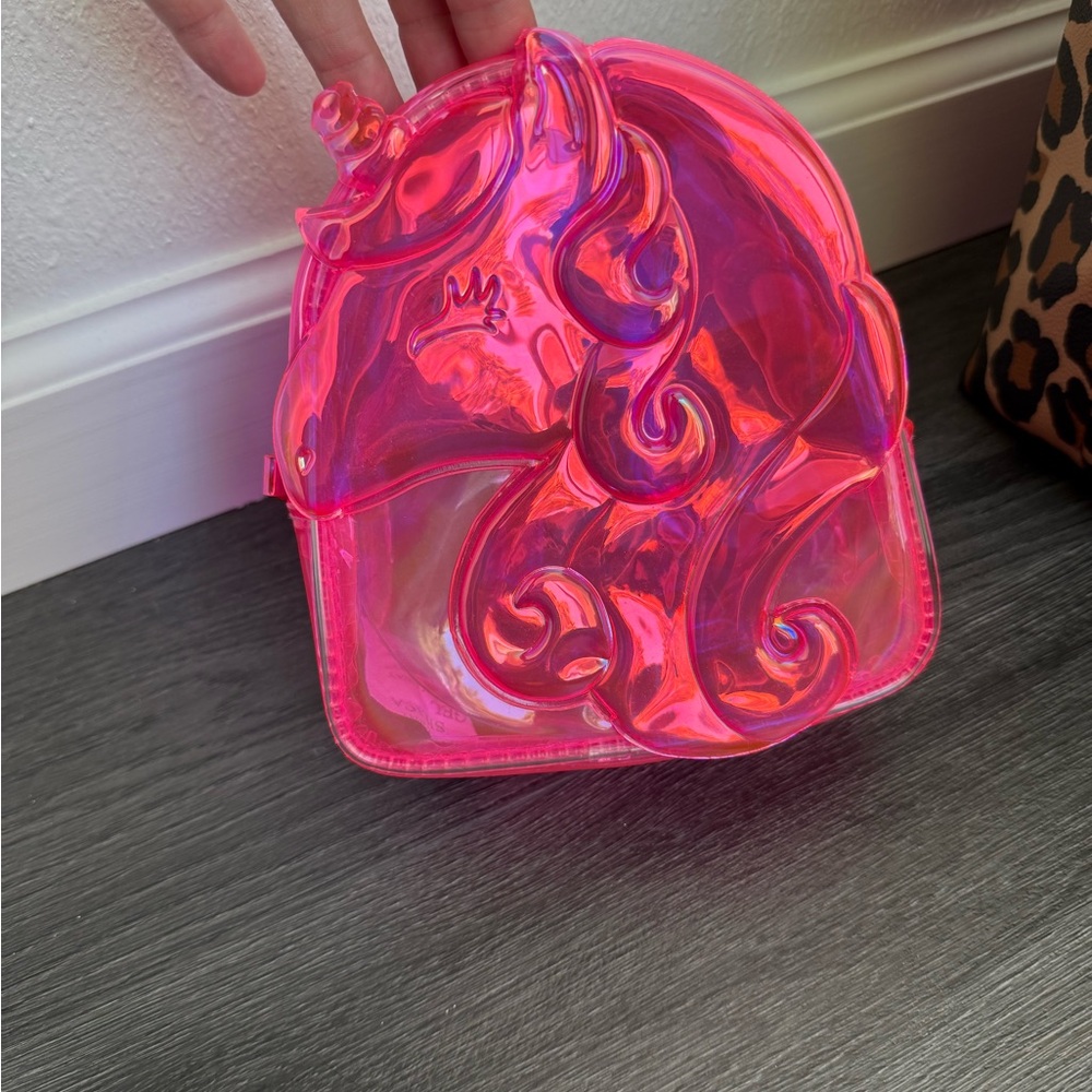 Pink Transparent Women's Bag